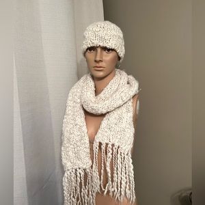 Scarf and hat made by Guess